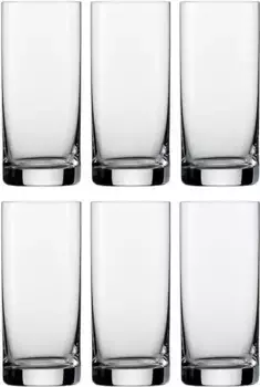 Стакан для лонг-дринков Eisch "VINO NOBILE", (набор, 6 шт, 6 стаканов), 6 шт, высокая прочность на разрыв, 360 мл 6,3х14,5 см, цвет transparent