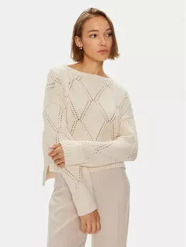 Стандартный крой свитера Weekend Max Mara, экрю