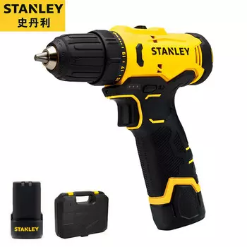 Дрель Stanley SCD10D2K-A9 + аккумулятор, кейс