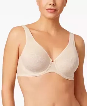 Stark Beauty Бюстгальтер с кружевом Rose-Lace на косточках 855225 Wacoal, коричневый/бежевый