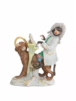Статуэтка Пианист Monkey Orchestra Meissen