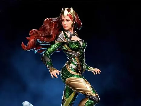 Статуэтка Zack Snyder's Justice League Battle Diorama Series Mera 1/10 Art Scale Limited Edition Statue Iron Studios