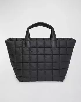 Стеганая большая сумка Porter Weekender VeeCollective, цвет Matt Black