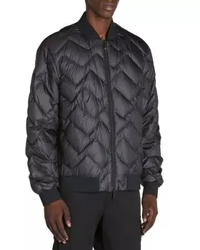 Стеганая куртка-бомбер Brun Moncler, черный