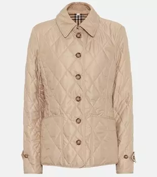 Стеганая куртка BURBERRY, бежевый