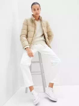 Стеганая куртка Gap, бежевый