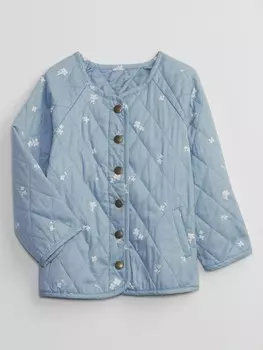 Стеганая куртка Gap, синий