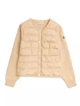 Стеганая куртка Moncler Enfant, нейтральный