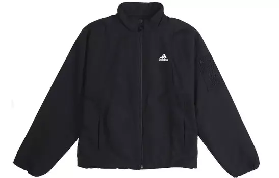 Стеганая куртка мужская черная Adidas, черный