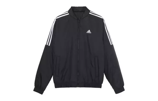 Стеганая куртка мужская черная Adidas, черный