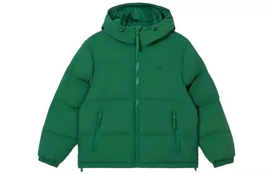 Стеганая куртка мужская Lacoste, темно-зеленый