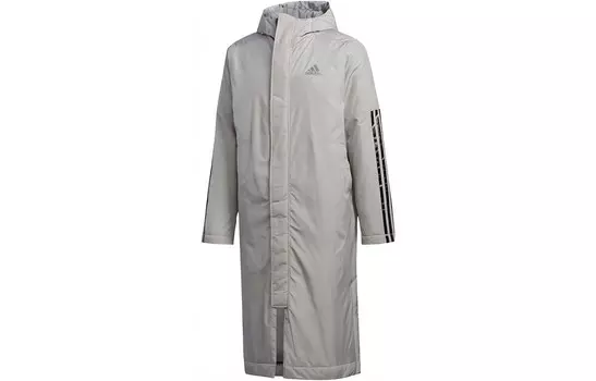Стеганая куртка мужская серая Adidas, серый