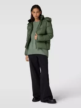 Стеганая куртка с капюшоном Calvin Klein Jeans, оливково-зеленый