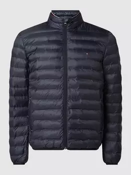 Стеганая куртка с воротником стойкой - водоотталкивающая Tommy Hilfiger, темно-синий