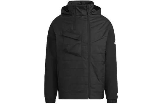 Стеганая куртка унисекс Adidas, оливково-зеленый