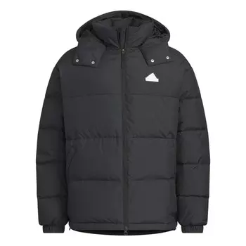 Стеганая куртка унисекс черный Adidas