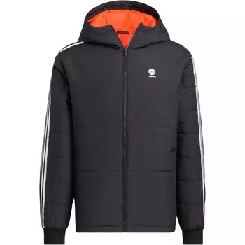 Стеганая куртка унисекс черный Adidas Neo
