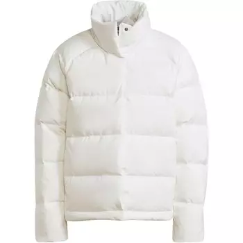 Стеганая куртка женская белый Adidas