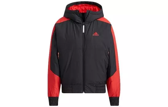 Стеганая куртка женская черная Adidas