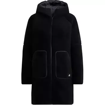 Стеганая куртка женская черный Adidas
