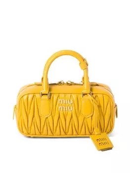 Стеганая сумка Arcadie Miu Miu, желтый