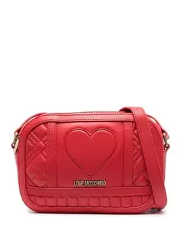 Стеганая сумка через плечо Love Moschino, красный