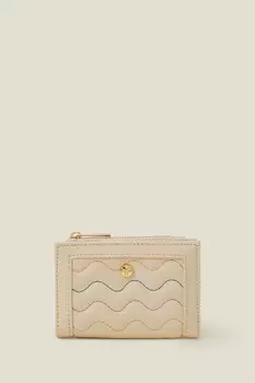 Стеганая сумка-кошелек Accessorize, бежевый