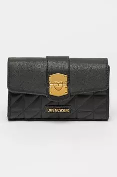 Стеганая сумка Love Moschino, черный