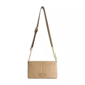 Стеганая сумка с клапаном True Religion, цвет Camel