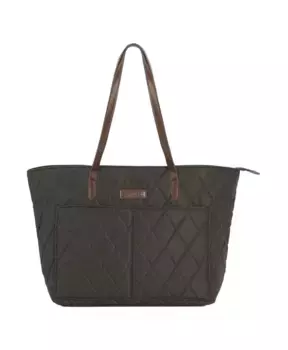 Стеганая сумка со съемным карманом Barbour, зеленый