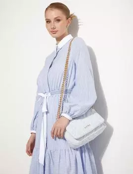 Стеганая тканевая сумка Ice Blue Kayra