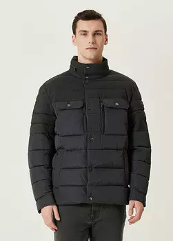 Стеганое пальто Celinto Boss, серый