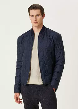Стеганое пальто Etro, синий