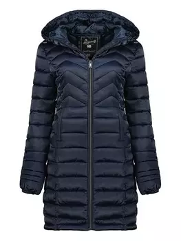 Стеганое пальто Geographical Norway Steppmantel Cendrine, темно-синий