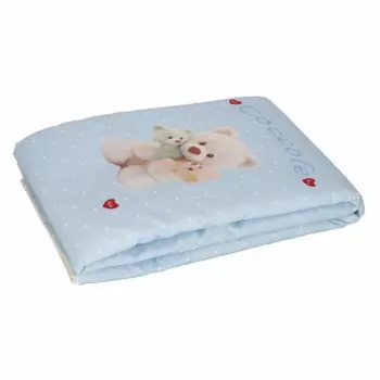 Стеганое покрывало Gabel Baby Coccole Trudi, 120150 см., голубой