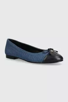 Стеганые балетки Tory Burch, синий