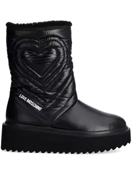 Стеганые сапоги Love Moschino, черный