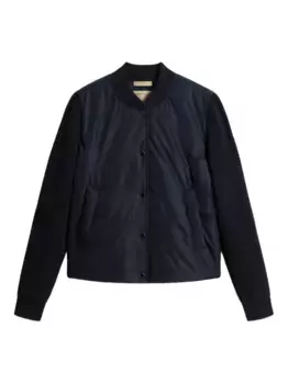 Стеганый бомбер WOOLRICH, синий