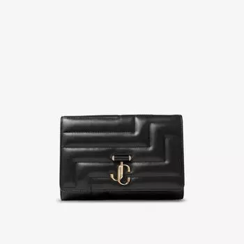 Стеганый клатч Avenue Jimmy Choo, черный