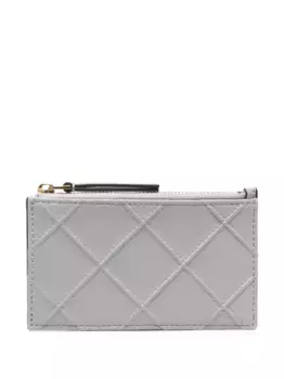 Стеганый кошелек Tory Burch, серый