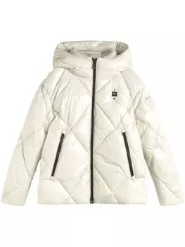 Стеганый пуховик Blauer, белый