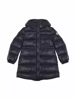 Стеганый пуховик Dacca Moncler, тёмно-синий