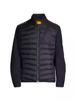 Стеганый пуховик Jayden Parajumpers, темно-синий