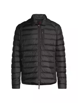Стеганый пуховик Ling Parajumpers, черный