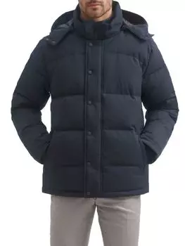 Стеганый пуховик Mark Toboggan Canada, темно-синий