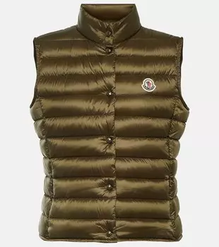 Стеганый пуховый жилет Liane MONCLER, зеленый