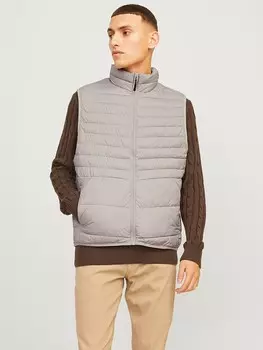 Стеганый жилет Jack & Jones Estate, серый