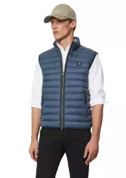Стеганый жилет Marc O'Polo "с утеплителем Unifi REPREVE", синий