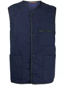 Стеганый жилет Paul Smith, синий