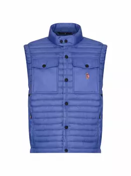 Стеганый жилет с логотипом Moncler